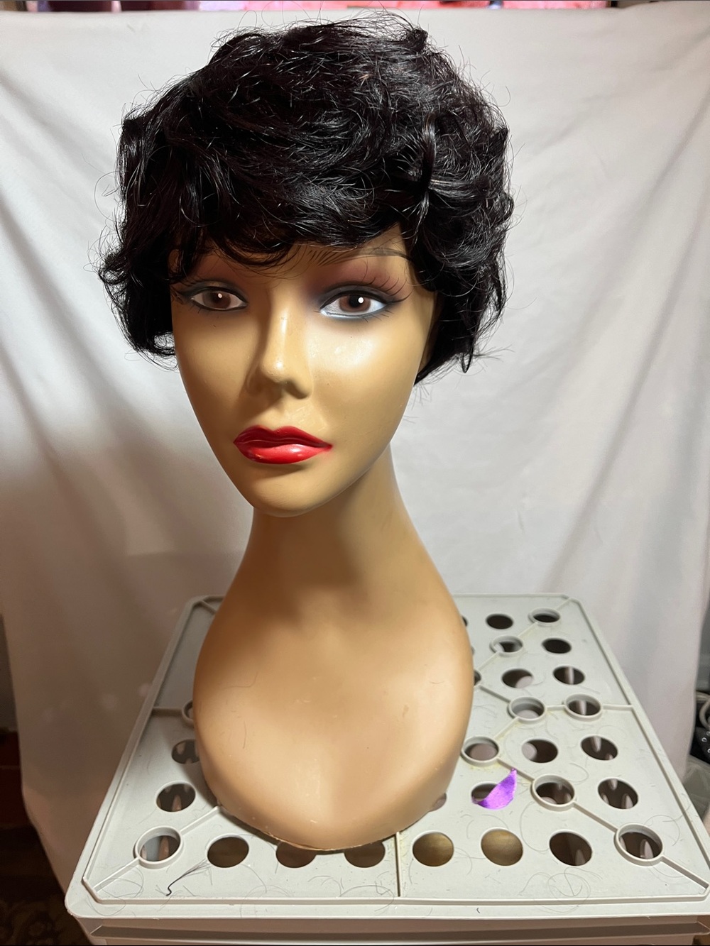 Short Black Pixie Wig for Women - Modern Style